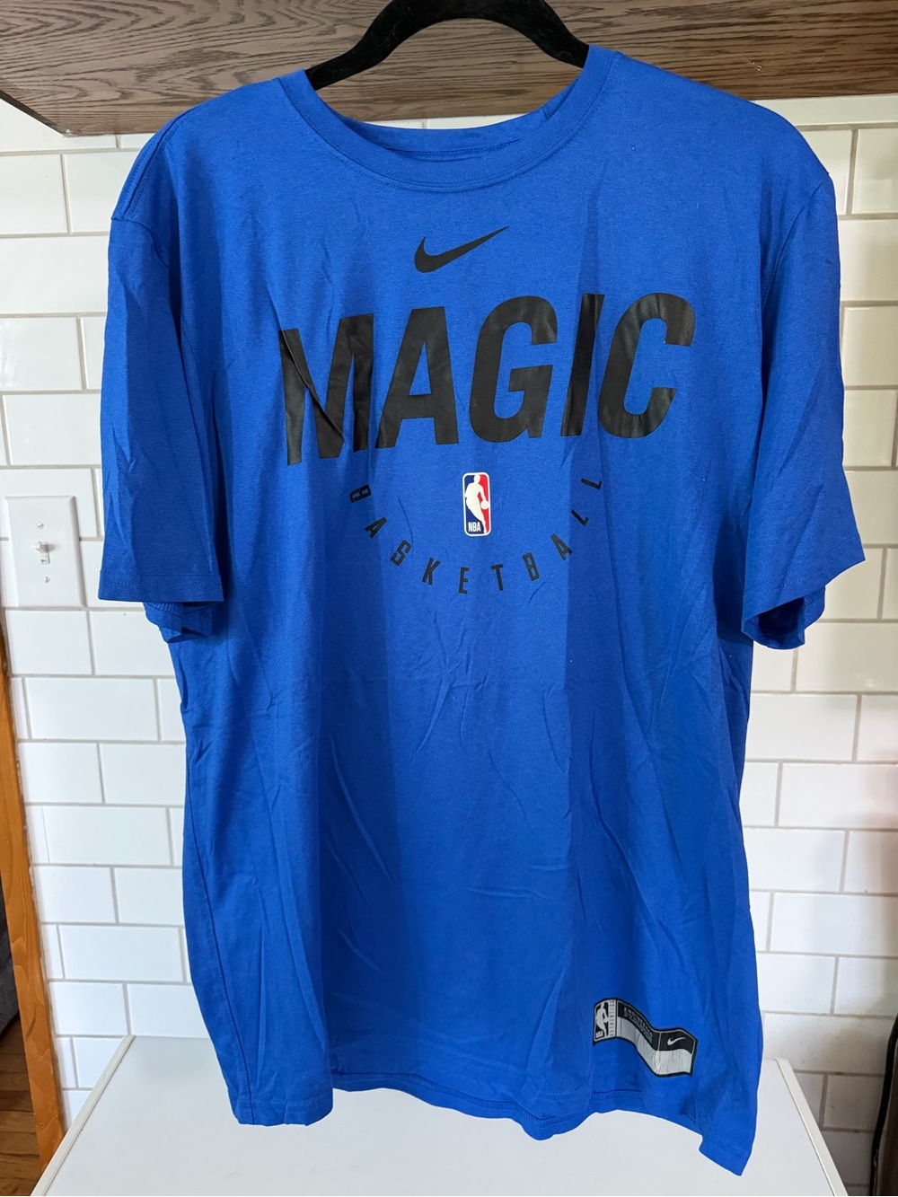Nike Blue Orlando Magic NBA Short Sleeve Tee